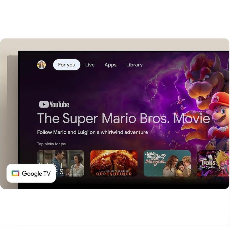 Google TV Streamer 4K con IA y mando por voz Porcelana - Android TV - Ítem2