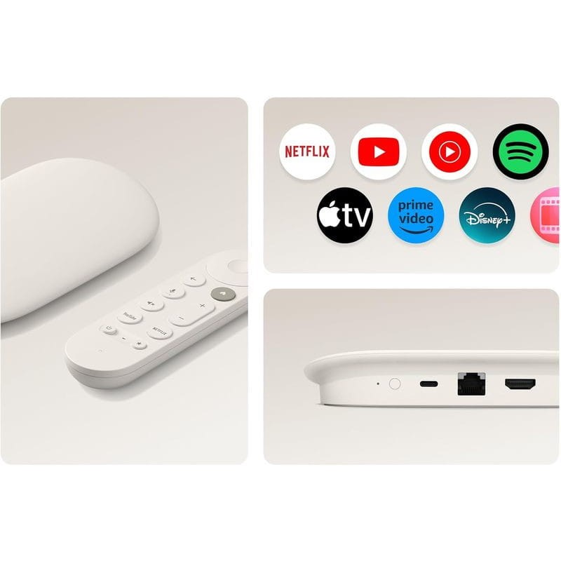 Google TV Streamer 4K con IA y mando por voz Porcelana - Android TV - Ítem5