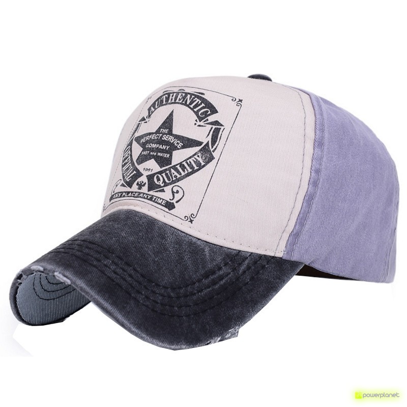 Gorra American Authentic negra y gris