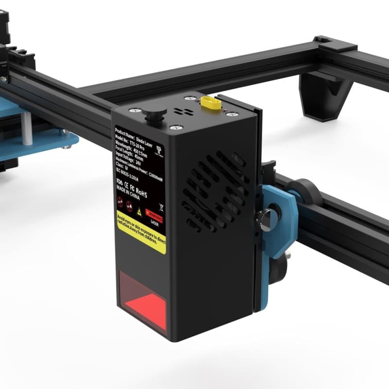 Graveur Laser Two Trees TTS 20 Pro Noir avec Technologie COS de point comprimé