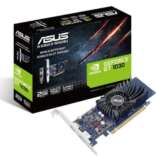 ASUS GT1030-2G-BRK NVIDIA GeForce GT 1030 2 Go GDDR5 Bleu - Carte graphique - Ítem