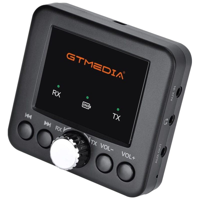 GTMedia RT05 Bluetooth Preto - Transmissor/Receptor de Áudio - Item