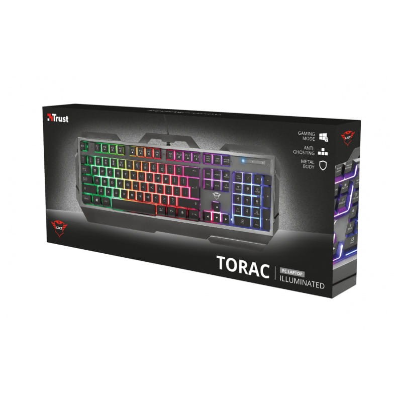 Trust GXT 856 Torac Membrana RGB Negro - Teclado Gaming - Ítem4