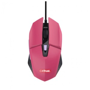 Trust GXT109P FELOX USB Tipo A Rosa - Rato para jogos - 6400 DPI