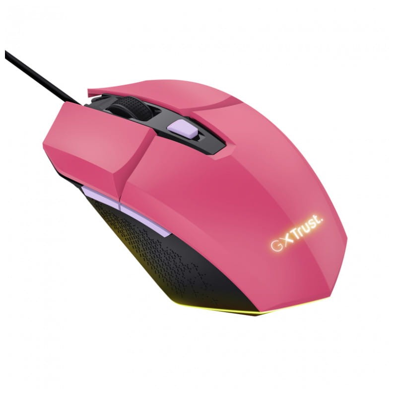 Trust GXT109P FELOX USB Tipo A Rosa - Rato para jogos - 6400 DPI - Item1