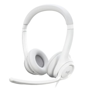 Logitech H390 Blanc - Casque d'écoute pour PC