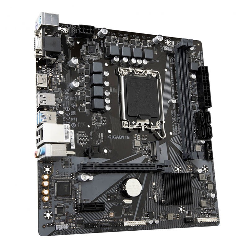 Gigabyte H610M H V2 DDR4 (rev. 1.0) LGA 1700 micro ATX Gigabit Ethernet - Carte mère - Ítem2