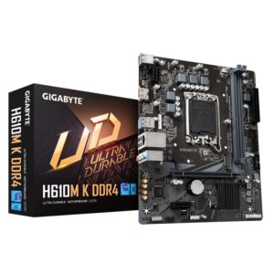 Gigabyte H610M K DDR4 1.0 LGA 1700 micro ATX Gigabit Ethernet - Carte mère