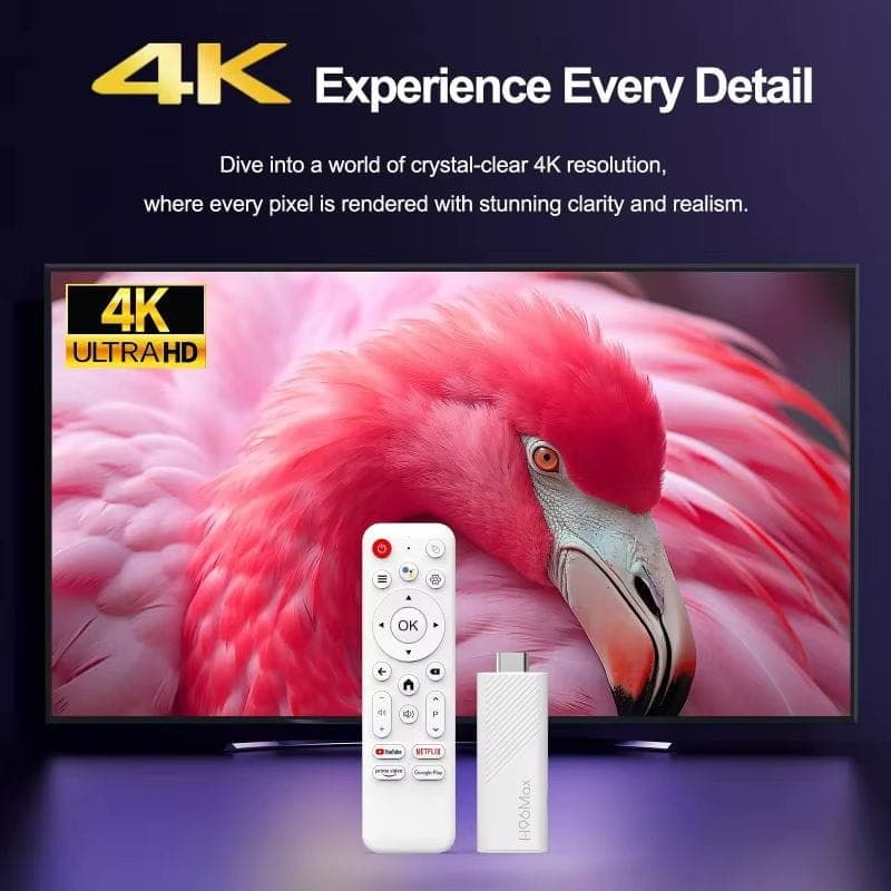 Qualidade 4K de H96 MAX H313 Mini 2GB/16GB Android 14 - Android TV Stick