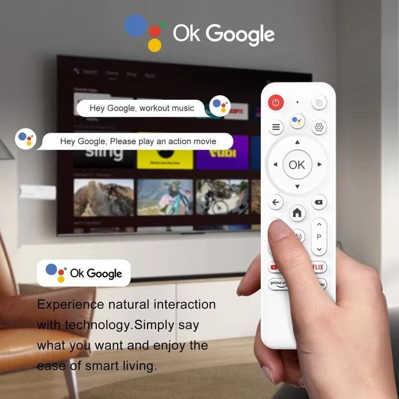 Google Assistant de H96 MAX H313 Mini 2GB/16GB Android 14 - Android TV Stick