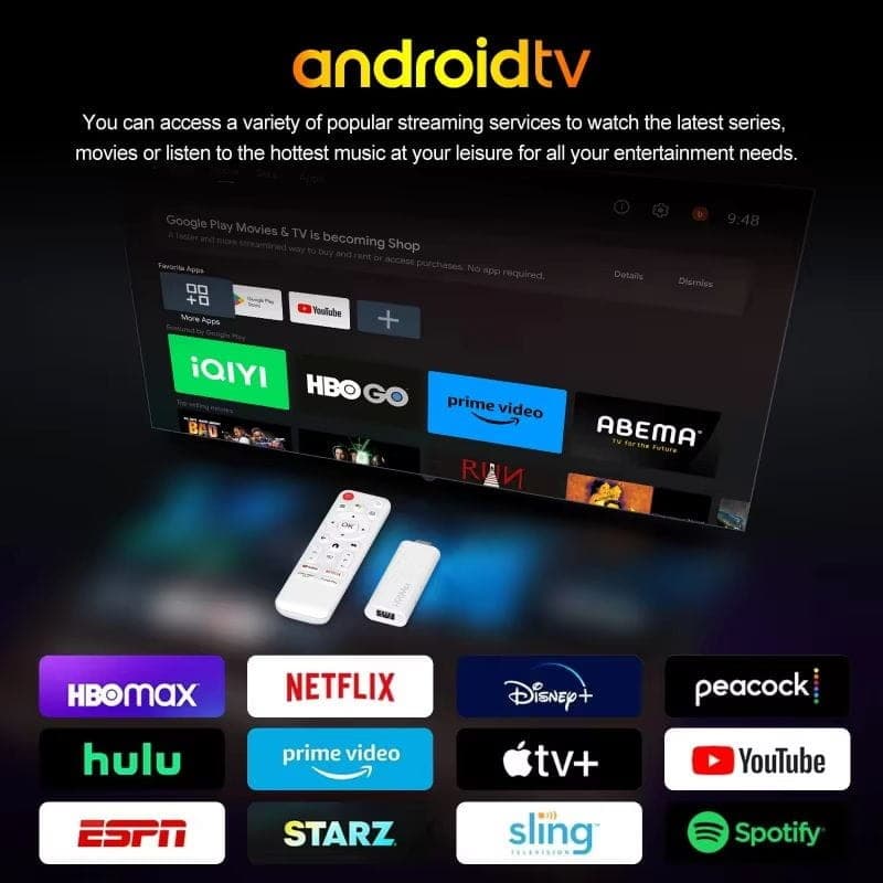 APPs de H96 MAX H313 Mini 2GB/16GB Android 14 - Android TV Stick