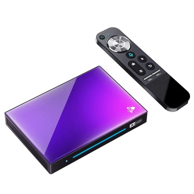Frontale de H96 Max M9 RK3576 4Go/32Go Wifi 6 Noir - Android TV