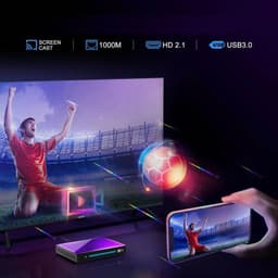 Grande qualité de H96 Max M9 RK3576 4Go/32Go Wifi 6 Noir - Android TV