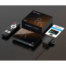 Contenu de H96 MAX M9S 8K RK3576 4 Go/32 Go Wifi 6 Android 14 Noir - Android TV