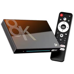 Frontale de H96 MAX M9S 8K RK3576 4 Go/32 Go Wifi 6 Android 14 Noir - Android TV