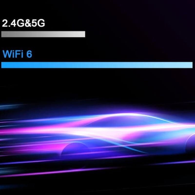 Wi-Fi de H96 MAX M9S 8K RK3576 4 Go/32 Go Wifi 6 Android 14 Noir - Android TV