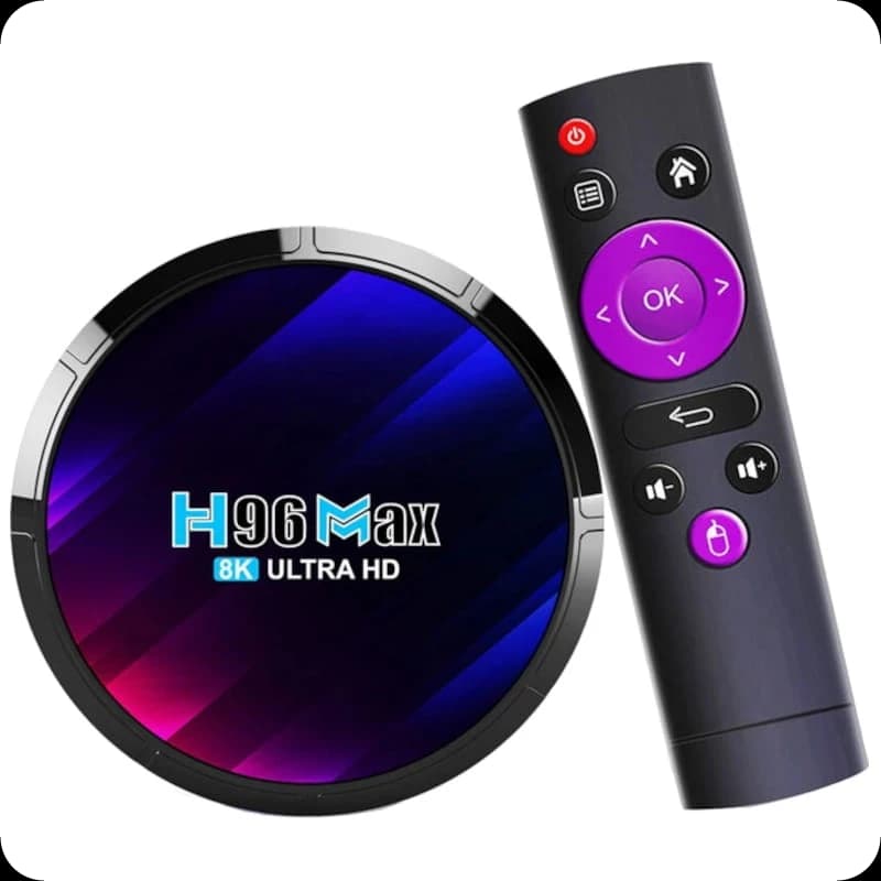 H96 MAX RK3528 4GB/64GB Android 13 Preto – Android TV