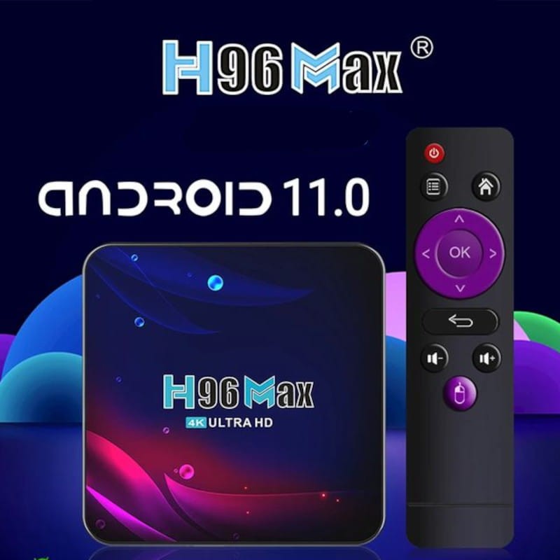 H96 Max V11 RK3188 4 GB/32GB Wifi Dual Android 11 - Android TV - Item1