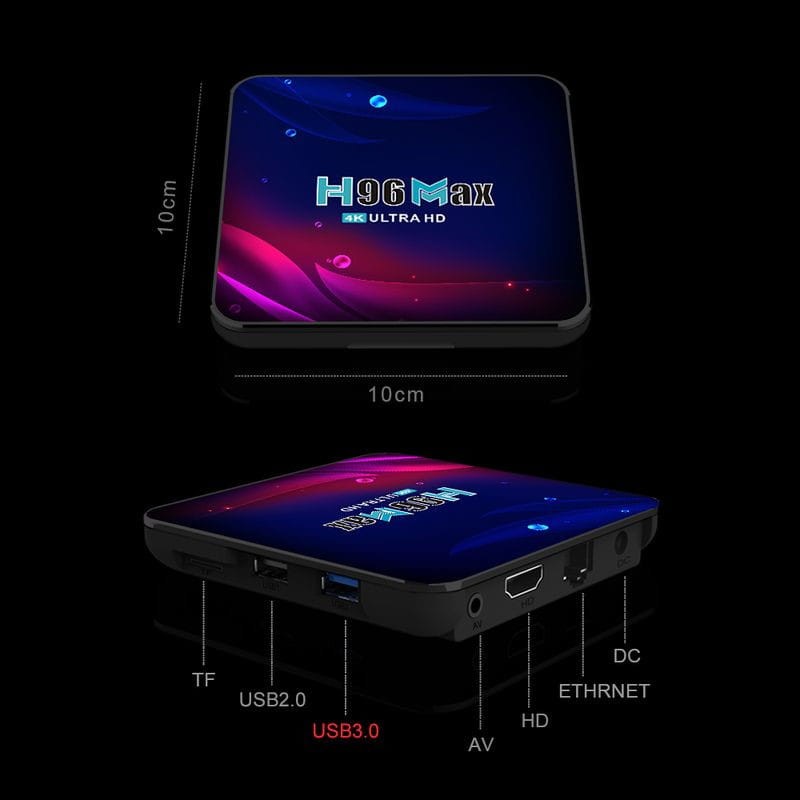 H96 Max V11 RK3188 4 GB/32GB Wifi Dual Android 11 - Android TV - Item6