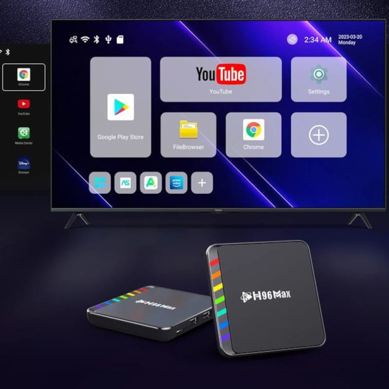 H96 Max W2 S905W2 2GB/16GB 4K Wifi 6 AV1 Android 11 - Android TV - Ítem4
