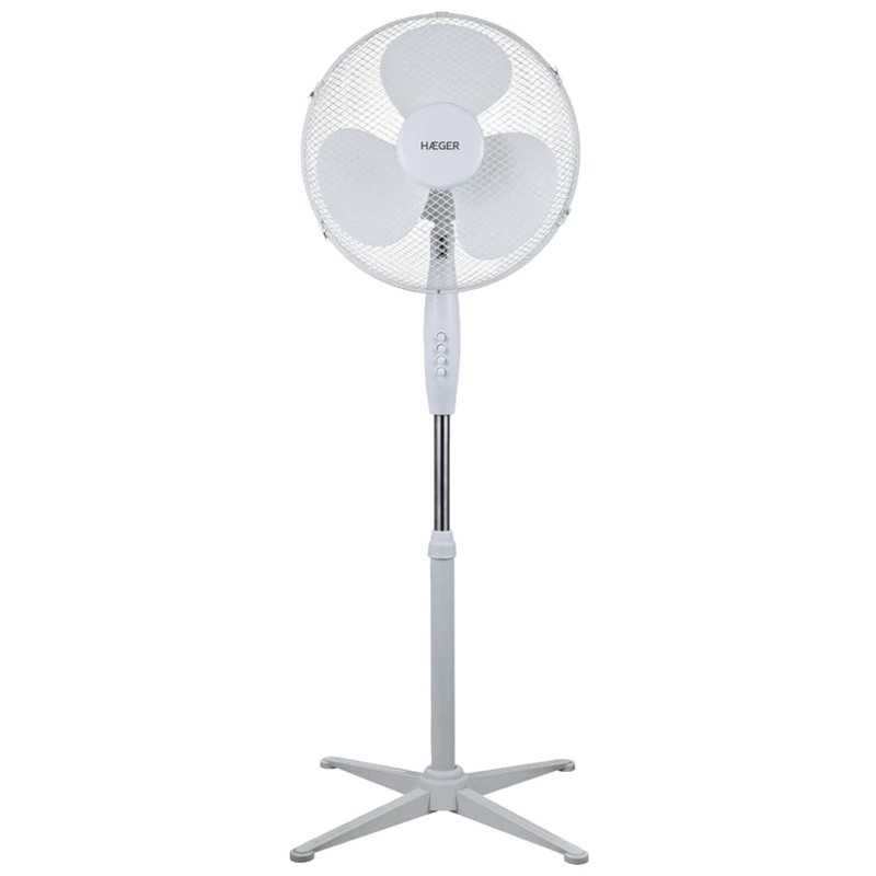 Ventilador de Pé Haeger Cross Wind 45 W 3 Velocidades Branco - Item