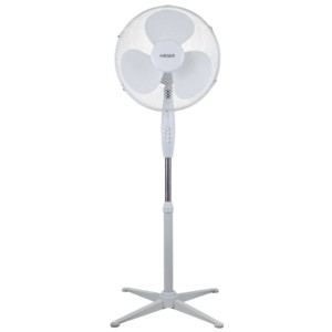 Ventilateur sur pied Haeger Cross Wind 45 W 3 vitesses Blanc