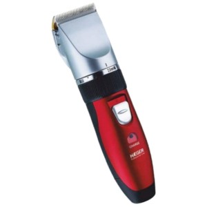 Haeger Proedger - Aparador de cabelo vermelho/preto profissional