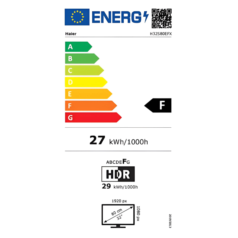 Haier H32S80EFX 32 Full HD QLED Smart TV Wifi Negro - Televisor - Ítem8