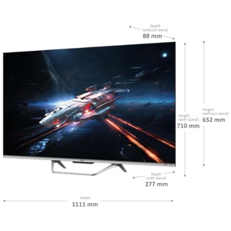 HAIER H50Q800UX 50 4K UHD Smart TV - Téléviseur - Ítem7