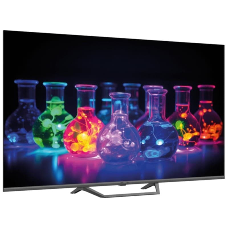 Haier H55Q800UX 55 4K Ultra HD Smart TV Wifi Noir - Télévision Vue Face