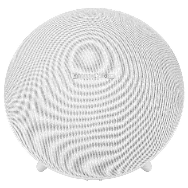 Harman Kardon Onyx Studio 4 Blanco - Altavoz Bluetooth - Iluminación LED Botón Power - Potencia 15W - Autonomía 8 horas reproducción - Exclusivo Diseño Harman Kardon - Micrófono Cancelación de Ruido - Responder Llamadas