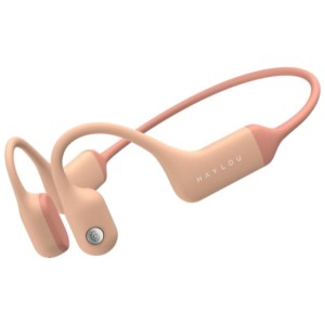 Haylou PurFree BC01 Rosa - Auriculares de Condução Óssea e Bluetooth