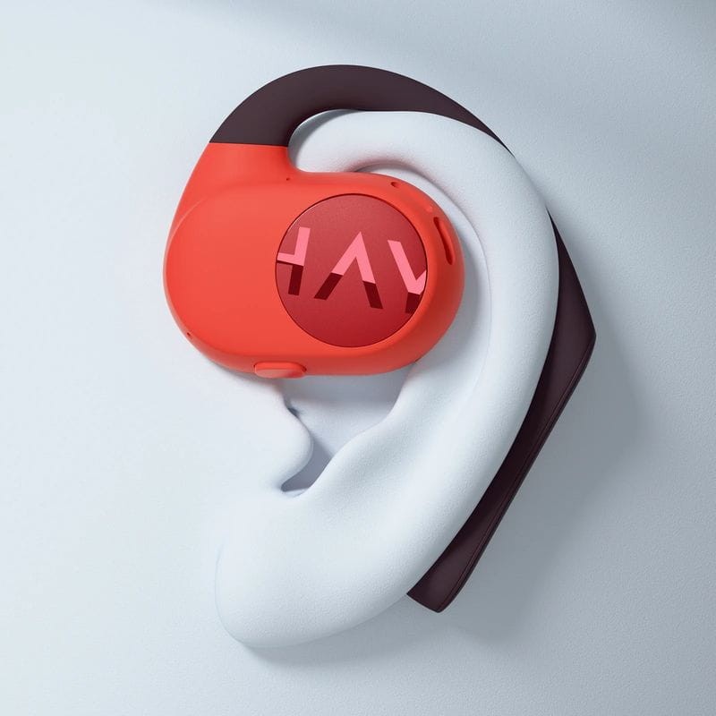 Haylou PurFree OW01 Negro/Rojo - Auriculares de Conducción Ósea y Bluetooth - Ítem2