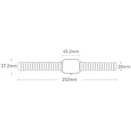 dimensões do Relógio inteligente Haylou RS4 Plus Preto