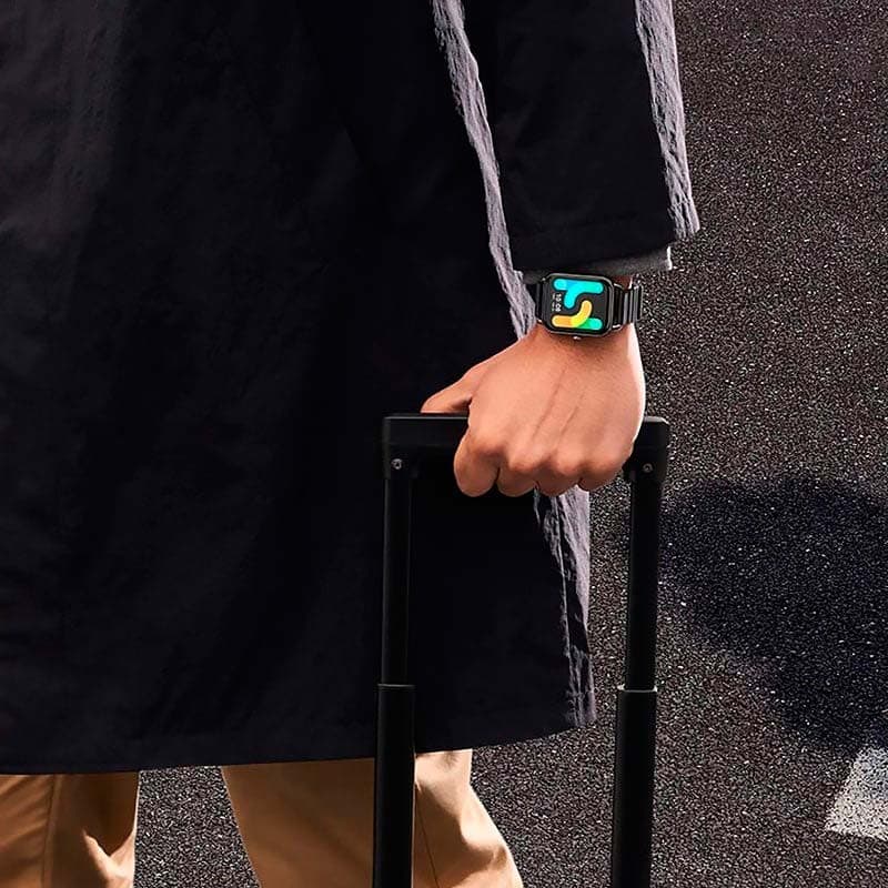 foto real do Relógio inteligente Haylou RS4 Plus Preto