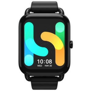 Haylou RS4 Plus Noir avec Bracelet en Silicone Noir - Montre Connectée