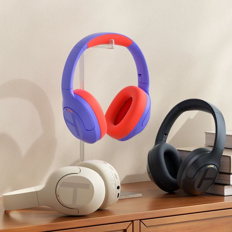 Haylou S35 ANC Violeta/Laranja - Auscultadores Bluetooth - Item5