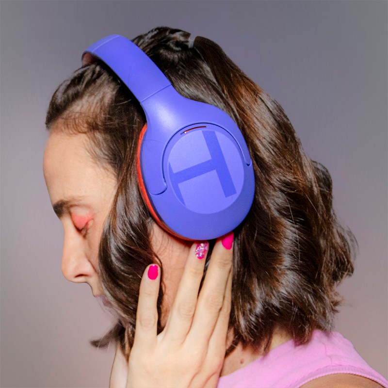 Haylou S35 ANC Violeta/Laranja - Auscultadores Bluetooth - Item10