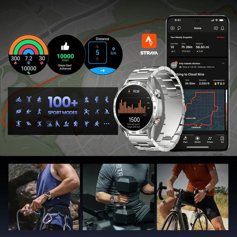 Haylou Solar 5 Negro Pack 2 Correas - Reloj Inteligente - Ítem4