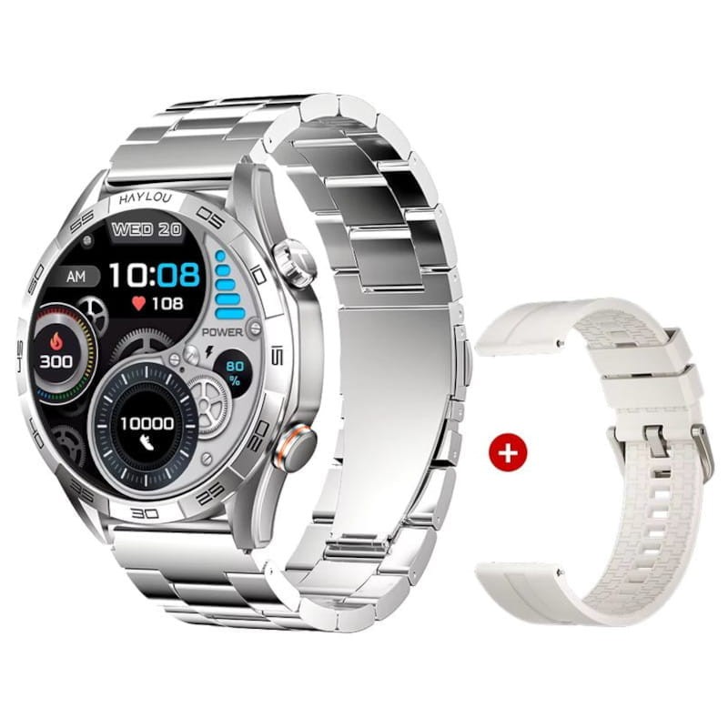 Haylou Solar 5 Plata Pack 2 Correas - Reloj Inteligente - Ítem