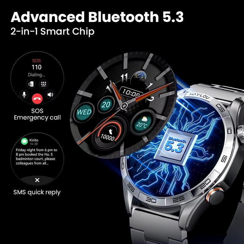 Haylou Solar 5 Plata Pack 2 Correas - Reloj Inteligente - Ítem2