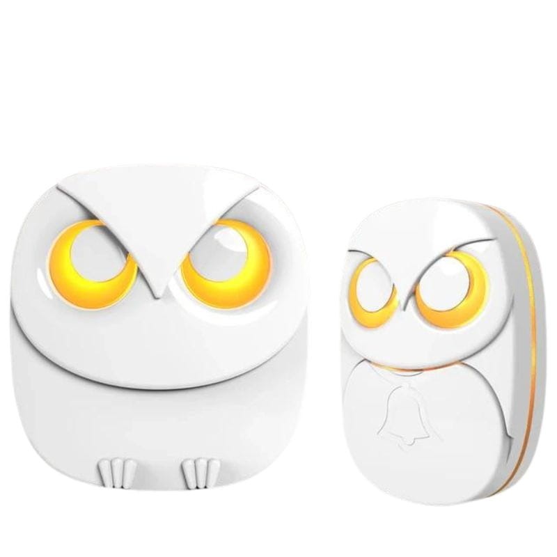 Timbre inalámbrico HB-808 Búhos Blanco - Ítem