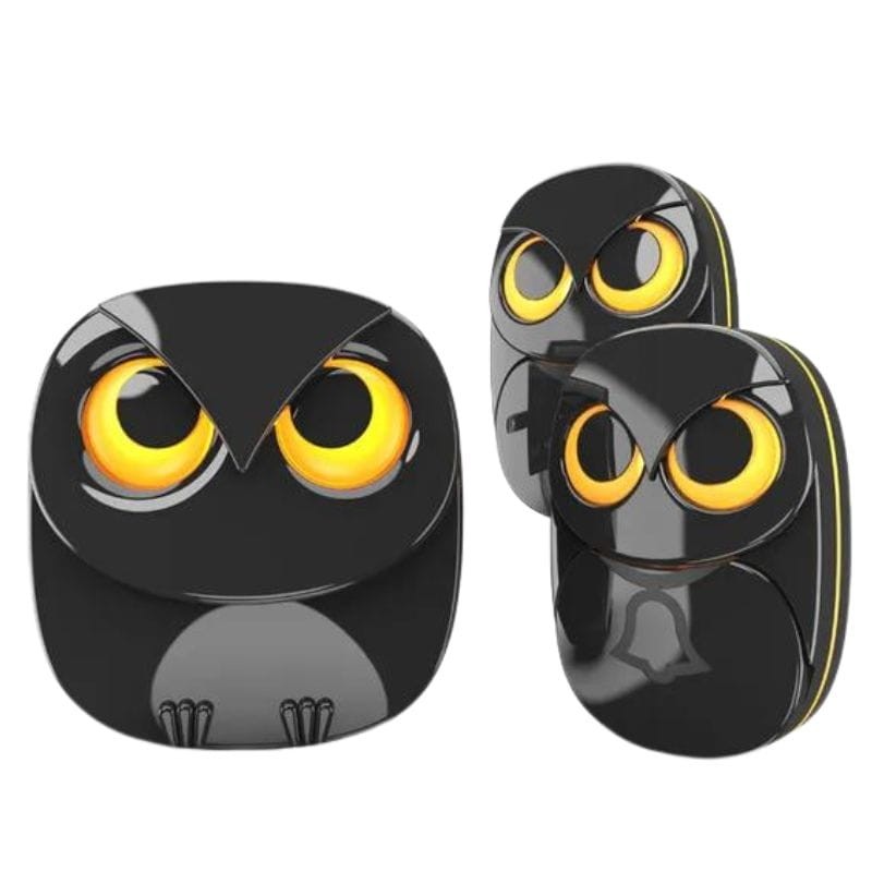 Timbre inalámbrico HB-808 Búhos Negros 2 emisores - Ítem