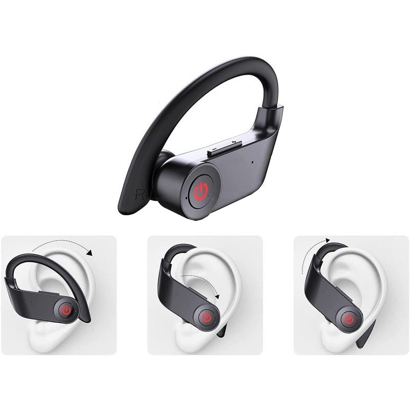 HBQ Q62-7 - Fones de ouvido Bluetooth Preto - Item4