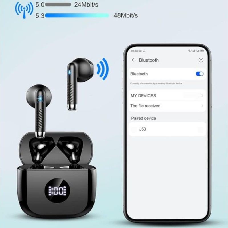 HBQ YYK-750-4 Handle Negro - Auriculares Bluetooth - Ítem6