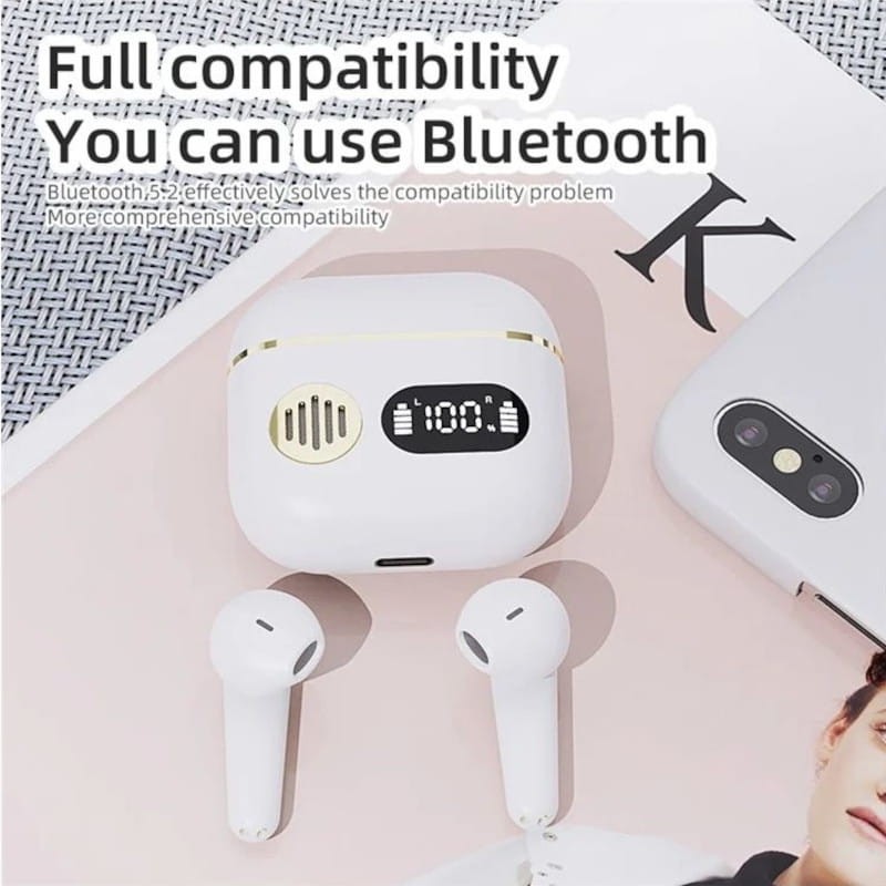 HBQ YYK-750 Bluetooth 5.2 - Écouteurs intra-auriculaires Blanc - Ítem4