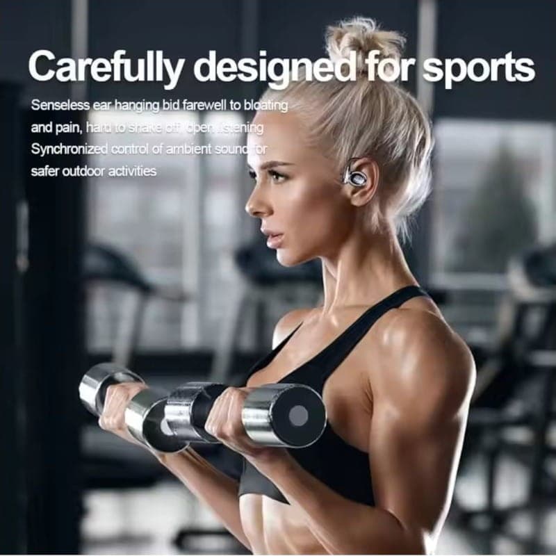 Sports de HBQ YYK-880 Crochet Bleu - Ecouteurs Bluetooth