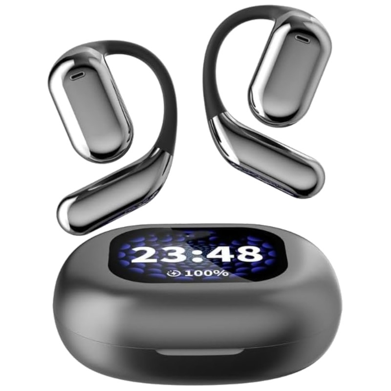 HBQ YYK-Q16 PRO ANC LCD Cinzento - Auriculares Bluetooth - Item