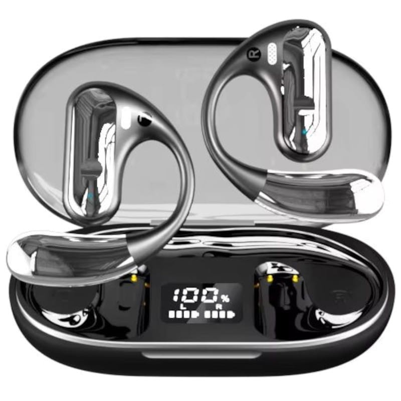 HBQ YYK-Q28 Gancho Preto - Auriculares Bluetooth - Item