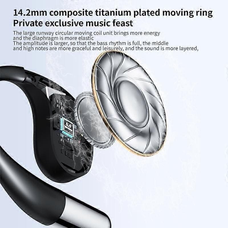 Color de HBQ YYK-Q39 Gancho Marfil - Auriculares Bluetooth
